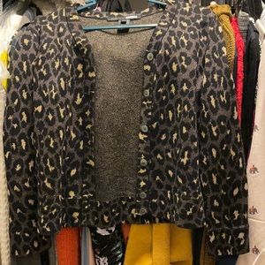 Marc by Marc Jacobs Leopard Cardigan